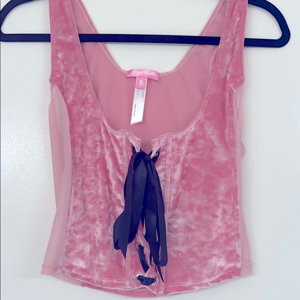 BRAND NEW DollsKill Pink Corset - Babydoll